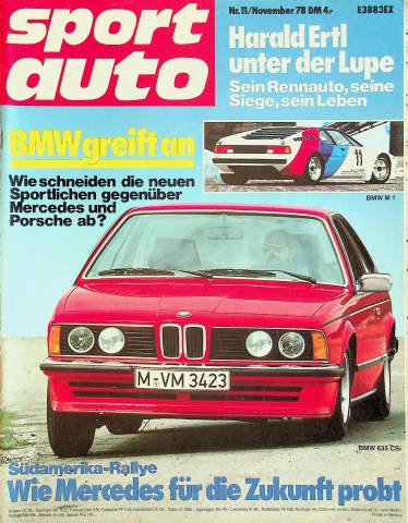 Deckblatt Sport Auto (11/1978)